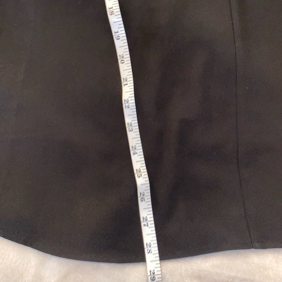 ♥️ Calvin Klein Black and White V-Neck Blouse Size M - Picture 6 of 10